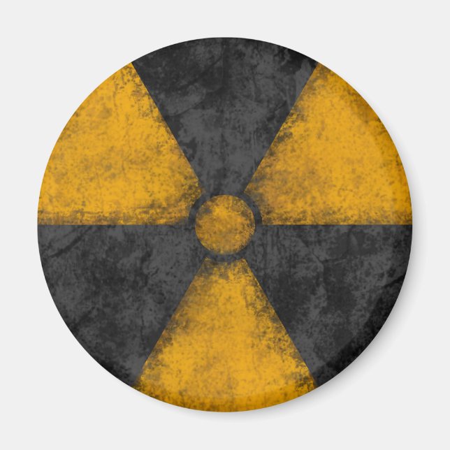 Íman Símbolo de Radiação em Distância Magnet (Frente)