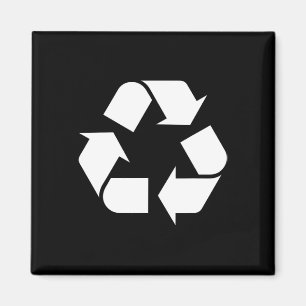Íman Símbolo de Reciclar do logotipo do reciclagem Dia