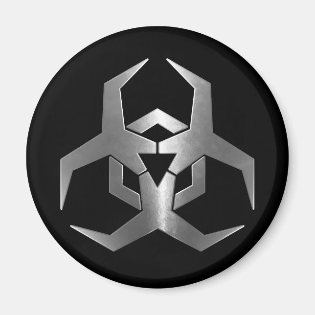 Íman Símbolo de risco de malware (Frente)
