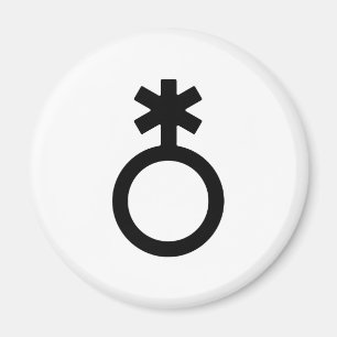 Íman Símbolo de sexo não binário