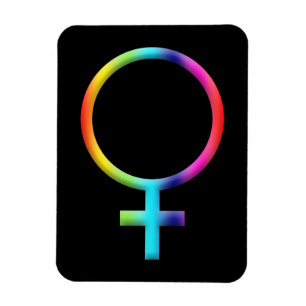 Íman Símbolo de Vênus Arco-íris Astrologia Zodíaco Sign