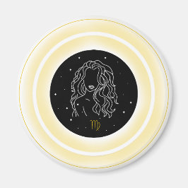 Íman Símbolo de Virgem – Emblema Mínimo de Astrologia