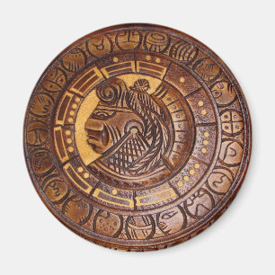 Íman Símbolo do calendário do nativo americano do ím
