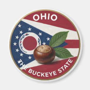 Íman Símbolo do Castanheiro de Ohio 🌰