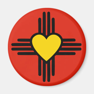 Íman Símbolo do coração de Zia