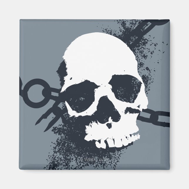 Íman Símbolo do crânio do necromante (Frente)