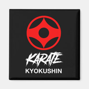 Íman Símbolo do Karate Kyokushin Treinamento no Dojo Ky