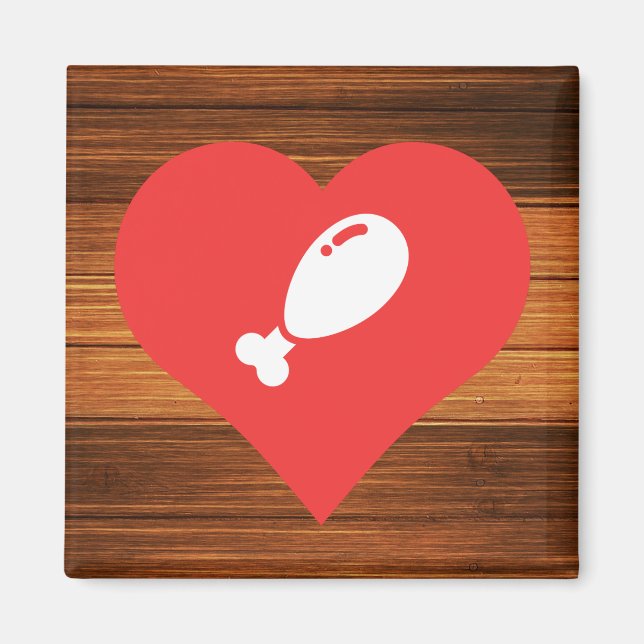 Íman Símbolo Fried Chicken (Frente)