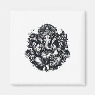 Íman Símbolo Ganesh Yoga Hindu Elefante Deus Ganesha Pu