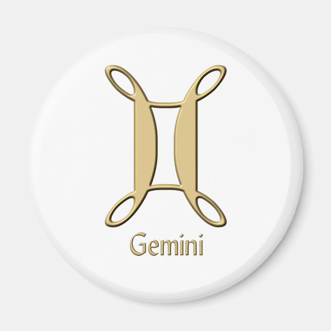 Íman Símbolo Gemini (Frente)