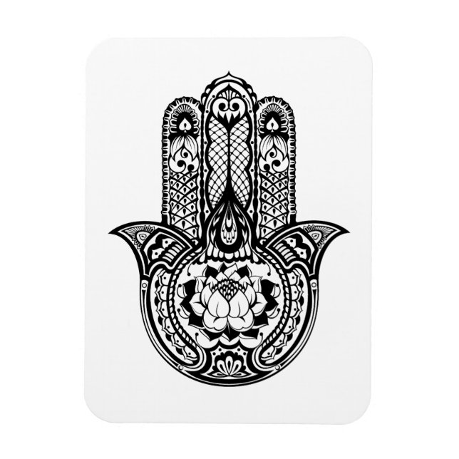 Íman Símbolo Hamsa inspirado (Vertical)