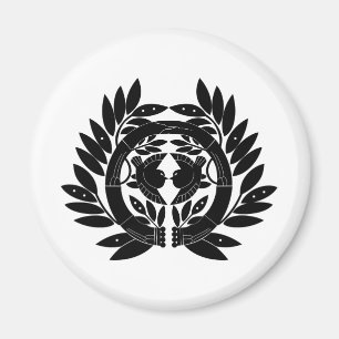 Íman Símbolo japonês da crista KAMON da família