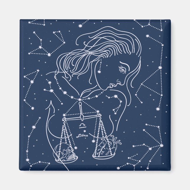 Íman Símbolo liar zodiaco (Frente)