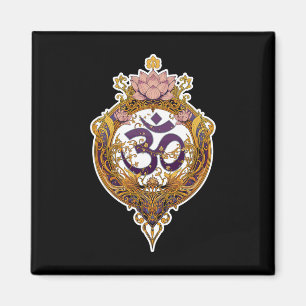 Íman Símbolo Om Espiritual Zen Paz Yoga Meditação