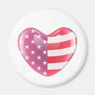 Íman Símbolo original americano bandeira americana em