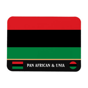 Íman Símbolo Pan-Africano Flag & UNIA / fã esportivo