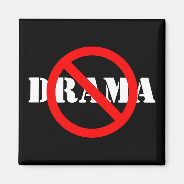 Íman Símbolo personalizável "Não" (Frente)