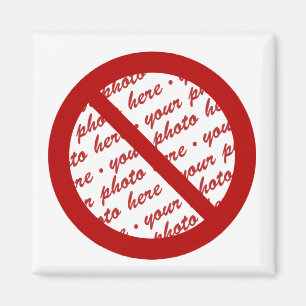 Íman Símbolo Proibir ou Banir - Adicionar Imagem