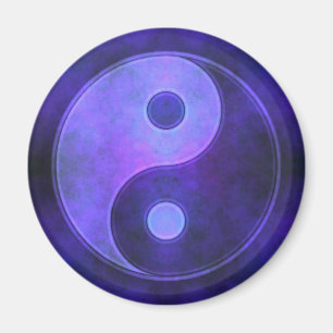Íman Símbolo Purple Yin Yang
