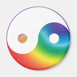 Íman Símbolo Rainbow Yin Yang