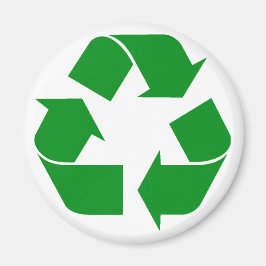 Íman Símbolo reciclagem - Verde