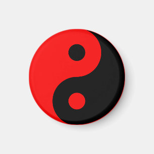 Íman Símbolo Red Yin Yang