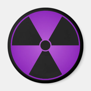 Íman Símbolo roxo da radiação