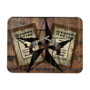 Íman Símbolo Russo Texas Star Western Dual Pistols