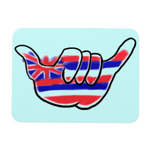 Íman Símbolo shaka simbólico de souvenir magnet