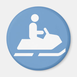 Íman Símbolo Snowmobile Magnet