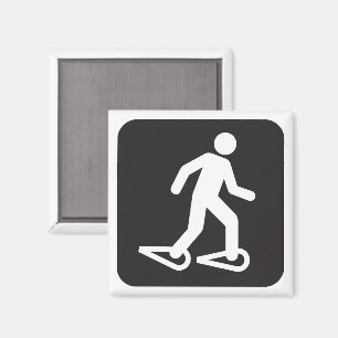 Íman Símbolo Snowshoing Magnet