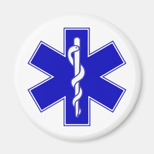Íman Símbolo Star of Life (Frente)