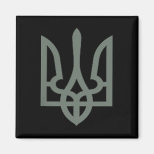 Íman Símbolo Trident Ucraniano Tryzub Emblem