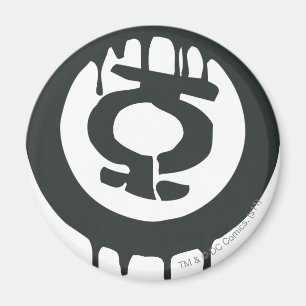 Íman Símbolo verde da pintura da lanterna