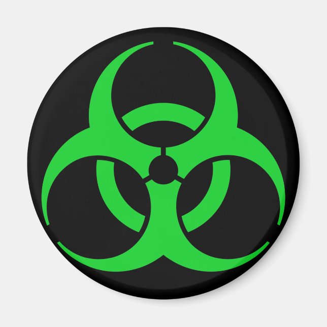 Íman Símbolo Verde de Biohazard (Frente)