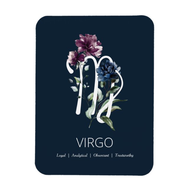 Íman Símbolo Virgo Zodiac Star (Vertical)