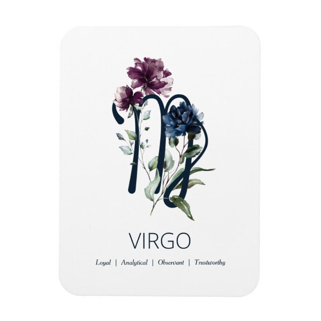 Íman Símbolo Virgo Zodiac Star (Vertical)
