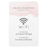 Símbolo Wi-Fi, Cor-de-Água Rosa Esmagada
