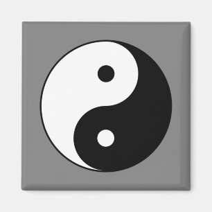 Íman Símbolo Yin e Yang (Taoist Taijitu Chinês)