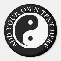 Símbolo Yin Yang - tatuagem sólida design 2