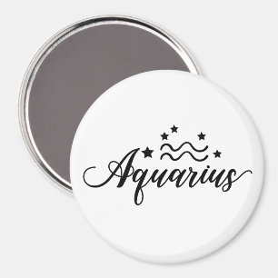 Íman Símbolo Zodiac Aquarius