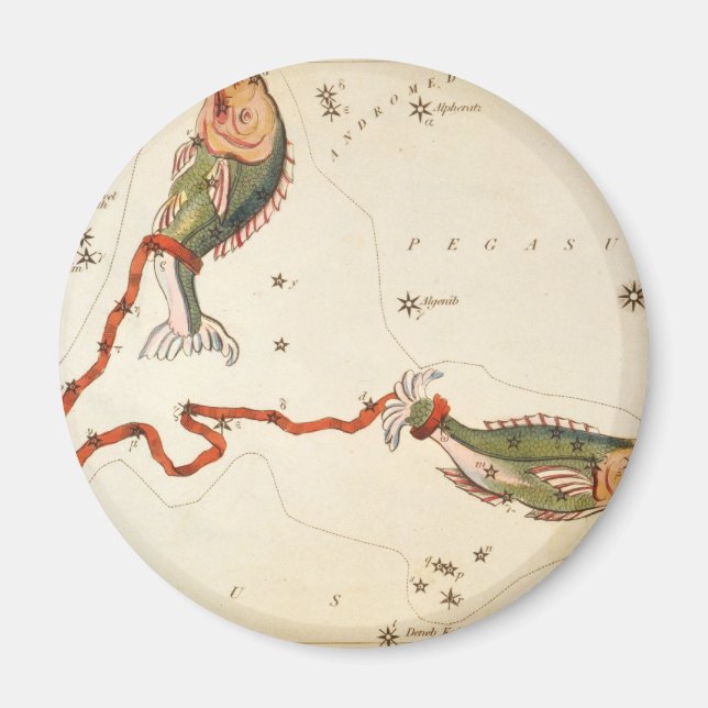 Íman Símbolo "Zodíaco: Peixes" ímanes (Frente)