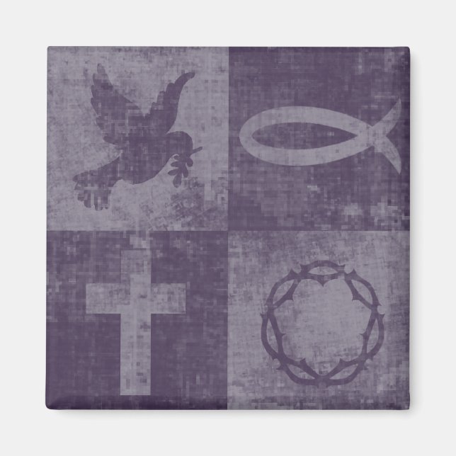Íman Símbolos Cristãos (Frente)