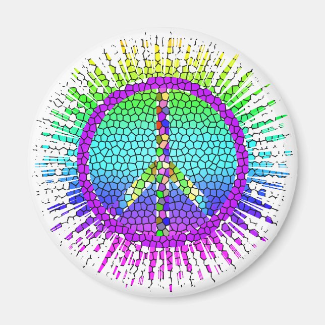 Íman Símbolos da Paz (Frente)