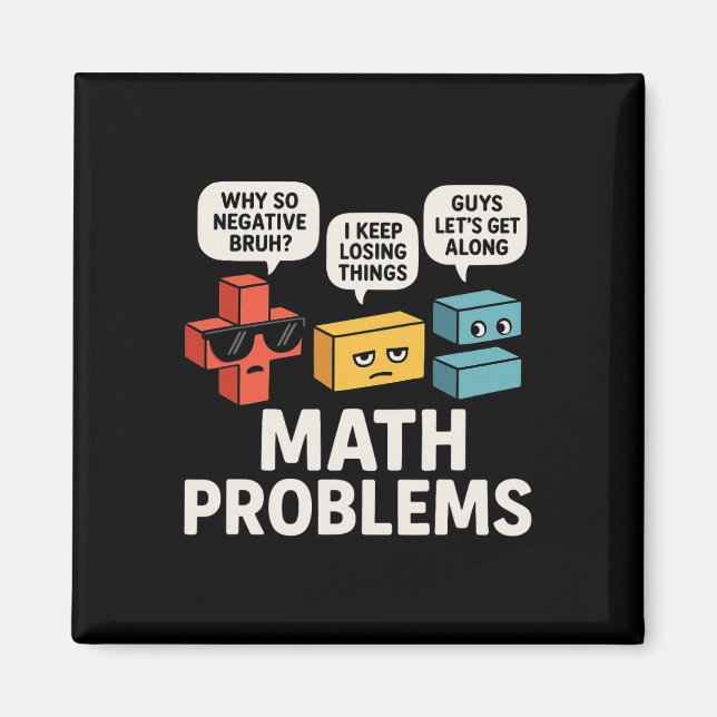 Íman Símbolos de Problemas Matemáticos Professor Engraç (Frente)