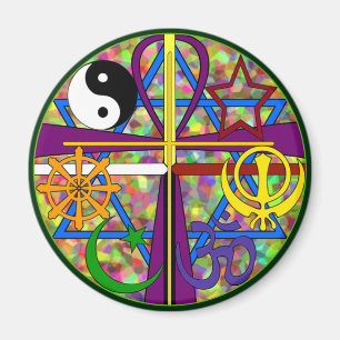 Íman Símbolos do espiritual da unidade