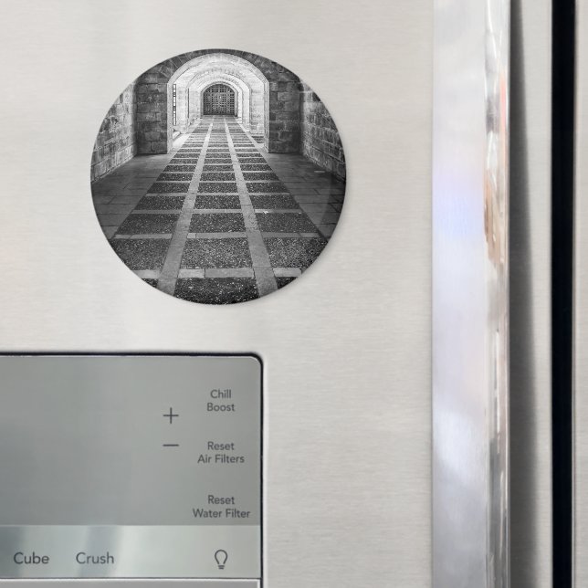 Íman Simetria em preto e branco (In Situ (Fridge))