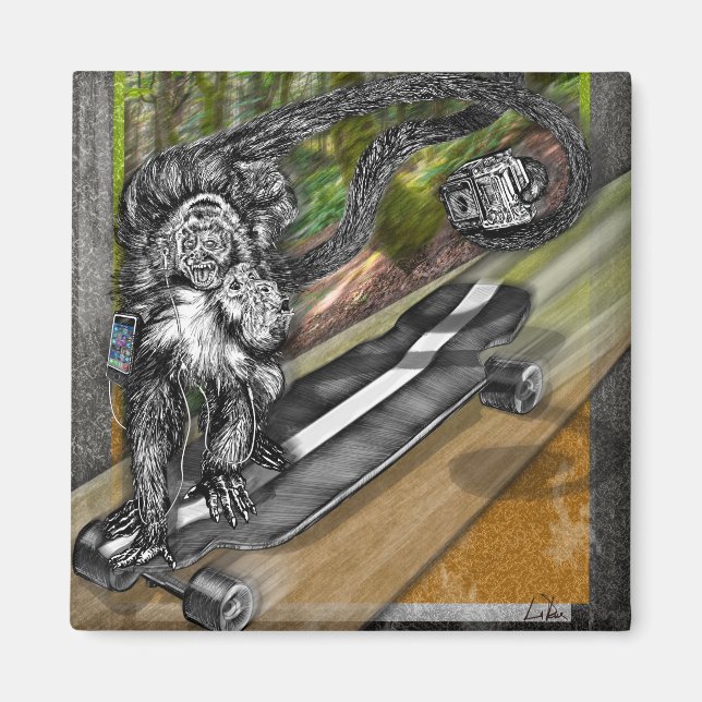 Íman Simian Skate Selfie (Frente)