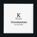 Íman SIMPLE MINIMAL adicione o nome personalizado padri<br><div class="desc">projeto</div>