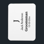 Íman SIMPLE MINIMAL adicione o seu nome presente person<br><div class="desc">desenho</div>